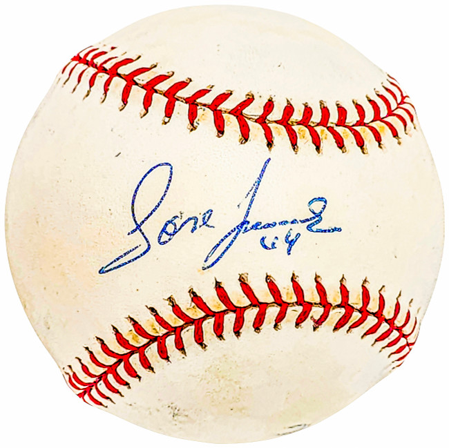 Jose Jimenez Autographed Official NL Baseball St. Louis Cardinals Beckett BAS QR #BH040969