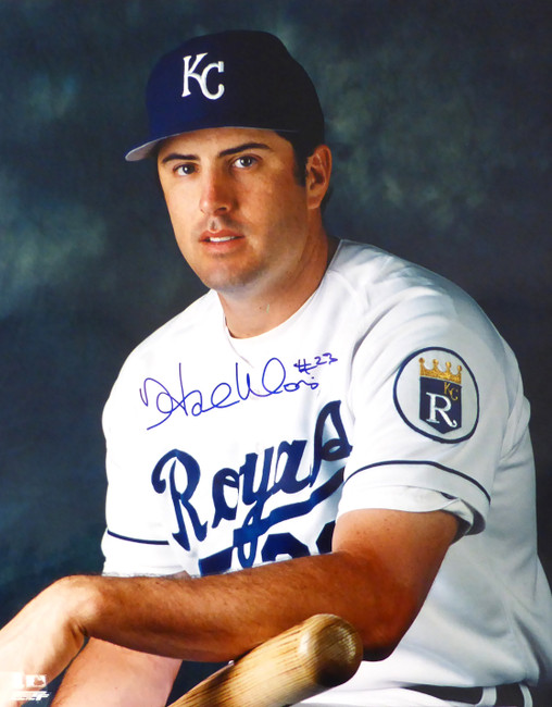 Hal Morris Autographed 16x20 Photo Kansas City Royals SKU #214185