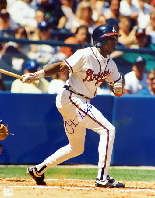 Otis Nixon Autographed 16x20 Photo Atlanta Braves SKU #214225