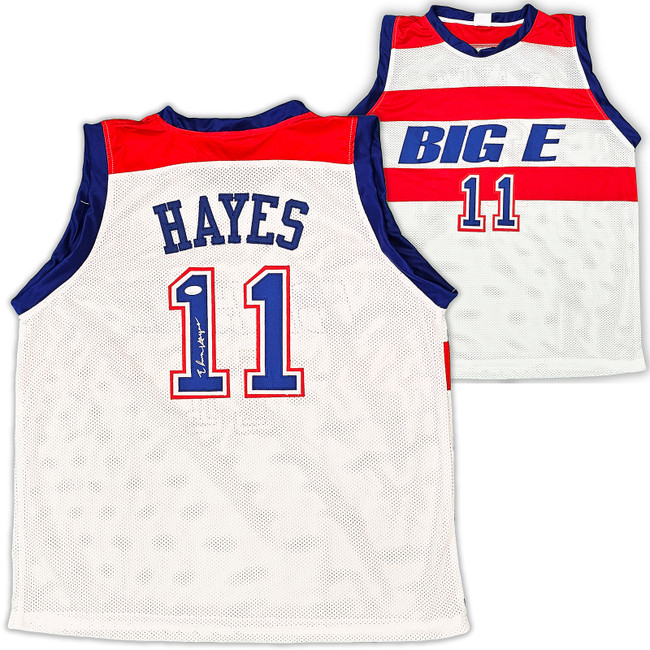 Washington Bullets Elvin Hayes Autographed White Jersey JSA Stock #215702