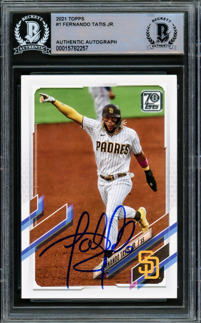  Fernando Tatis Jr San Diego Padres Signed Autograph