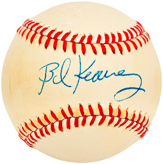 Bob Kearney Autographed Official AL Baseball Oakland A's, Seattle Mariners Beckett BAS #BJ009175