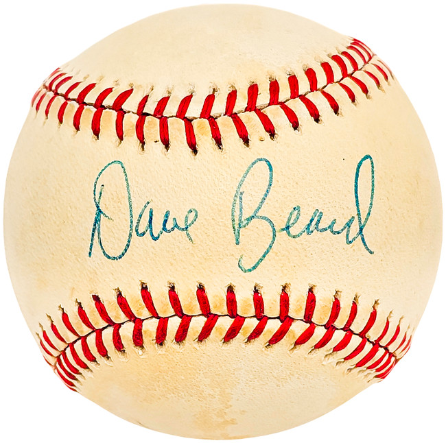 Dave Beard Autographed Official AL Baseball Oakland A's, Seattle Mariners Beckett BAS #BJ009193