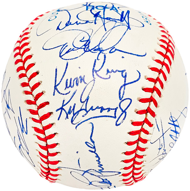 1993 Seattle Mariners Team Signed Autographed Official AL Baseball With 25 Signatures Including Ken Griffey Jr. SKU #218492