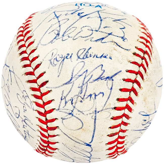 1989 Seattle Mariners Team Signed Autographed Official AL Baseball With 29 Signatures Including Ken Griffey Jr. Rookie Beckett BAS #AC56450