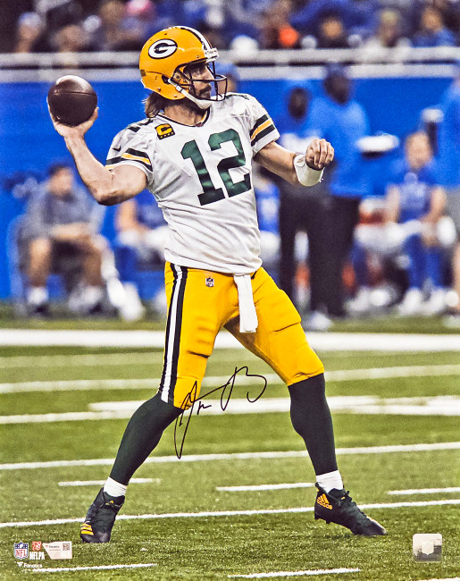 Aaron Rodgers Autographed 16x20 Photo Green Bay Packers Fanatics Holo Stock #218714