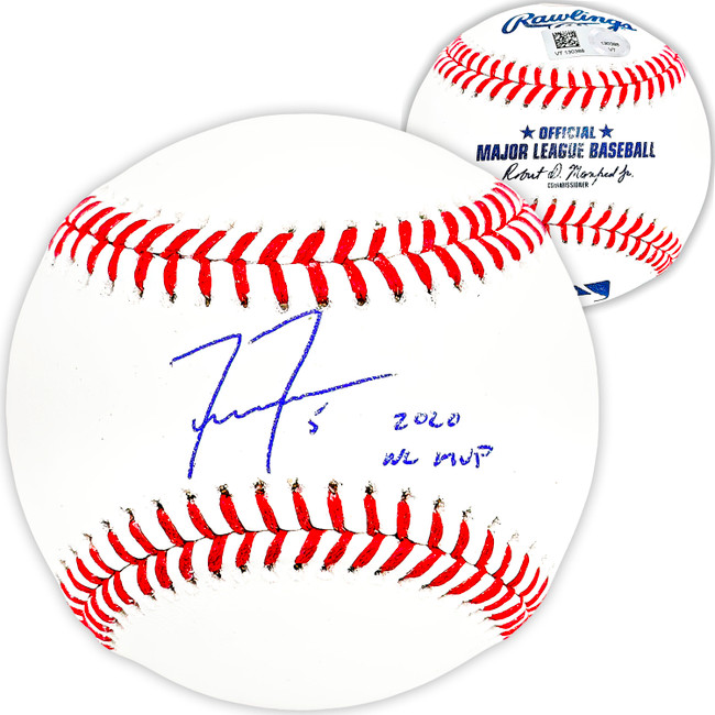 Freddie Freeman Autographed Official MLB Baseball Atlanta Braves "2020 NL MVP" Fanatics Holo Stock #218726