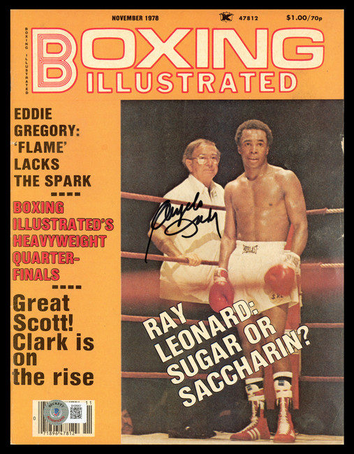 Angelo Dundee Autographed Boxing Illustrated Magazine Trainer Beckett BAS QR #BH26957