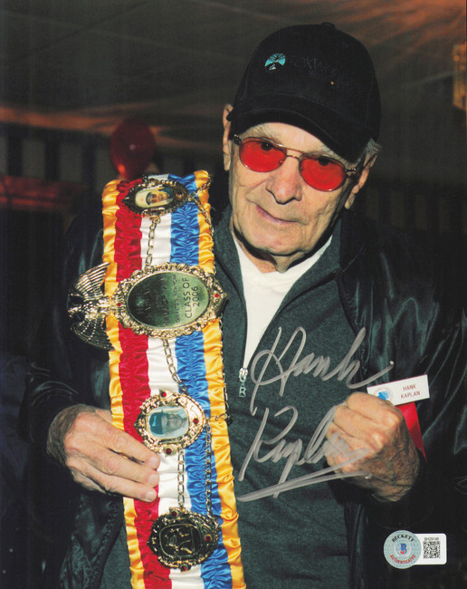 Hank Kaplan Autographed 8x10 Photo Historian Beckett BAS QR #BH29148