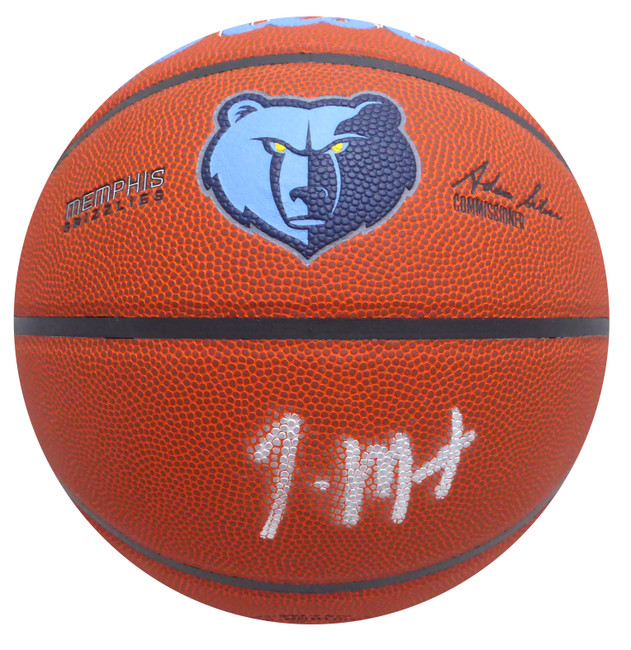 Ja Morant Autographed Wilson Composite Leather Basketball Memphis Grizzlies (Smudged) Beckett BAS #BJ66984