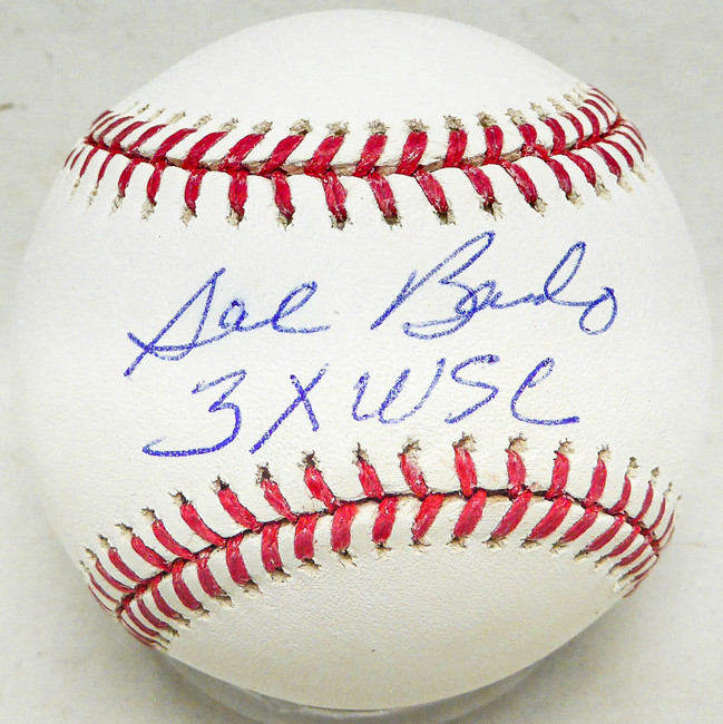 Sal Bando Autographed Official MLB Baseball Oakland A's "3x WSC" JSA #WPP097482