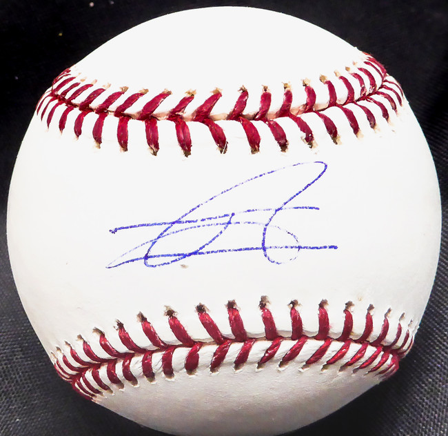 Julio Rodriguez Autographed Official MLB Baseball Seattle Mariners (Smudged) Beckett BAS QR #BJ56900