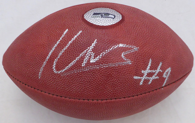 Kenneth Walker III Autographed Official NFL Leather Football Seattle Seahawks Beckett BAS QR #BK44622