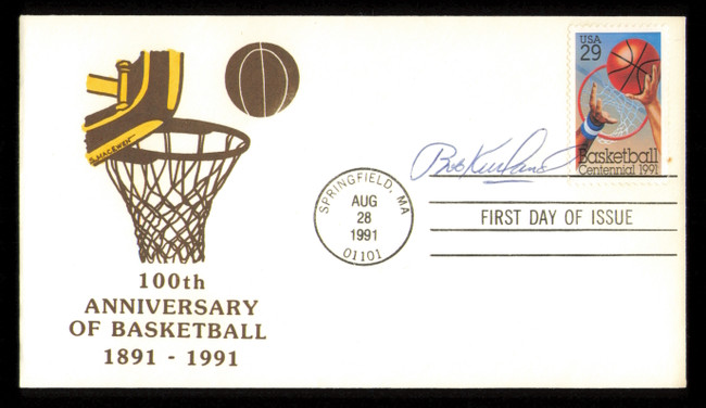 Bob Kurland Autographed 1991 100th Anniversary First Day Cover Oklahoma State SKU #222266