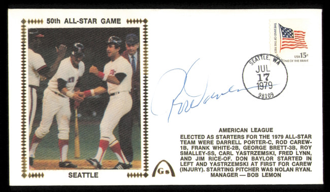 Rod Carew Autographed 1979 First Day Cover California Angels SKU #222293