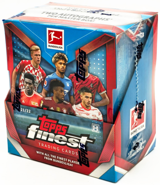 2021-22 Topps Finest Bundesliga Soccer Hobby Box Stock #224615