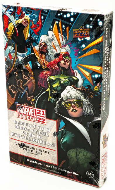 2021-22 Marvel Annual Trading Cards Box (Upper Deck) Stock #224579