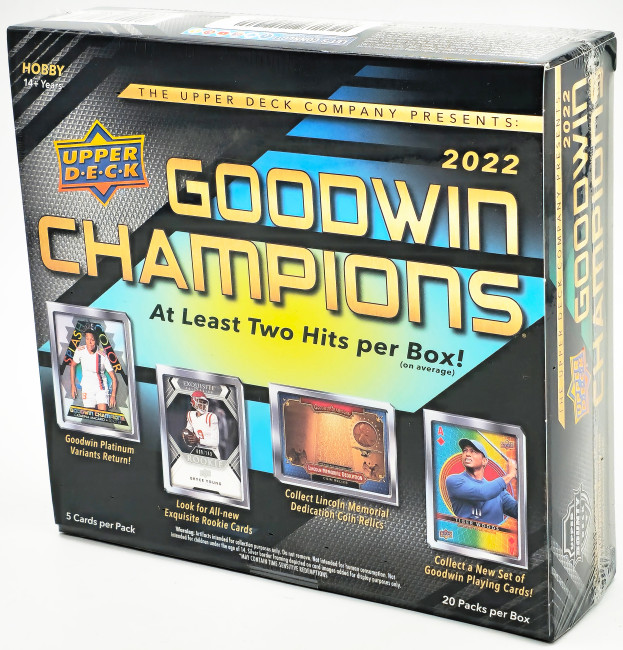 2022 Upper Deck Goodwin Champions Hobby Box Stock #224594