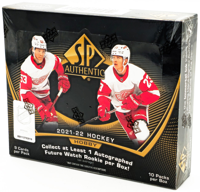 2021-22 Upper Deck SP Authentic Hockey Hobby Box Stock #224558