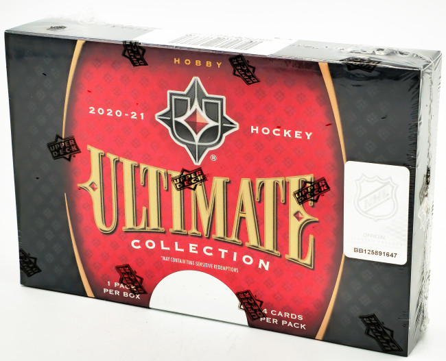 2020-21 Upper Deck Ultimate Collection Hockey Hobby Box Stock #224550