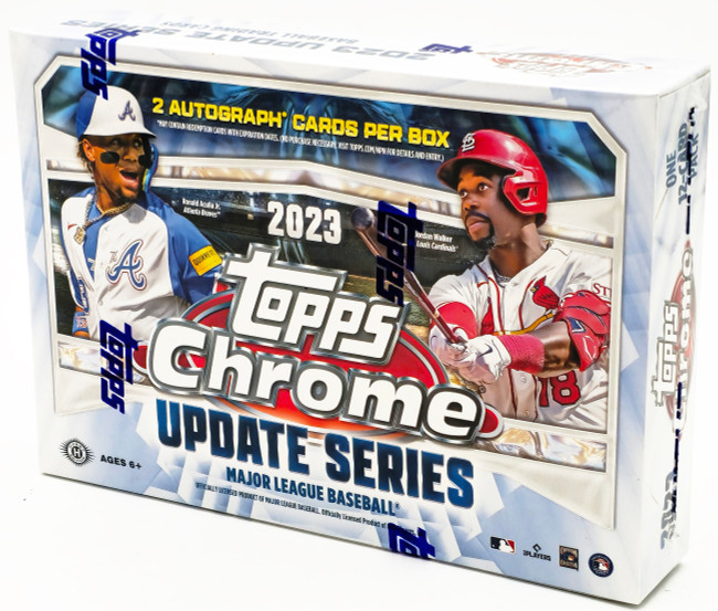 2023 Topps Chrome Update Series Baseball Breaker's Delight Box Stock #224437
