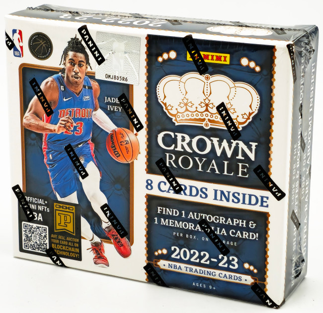 2022-23 Panini Crown Royale Basketball Hobby Box Stock #224488