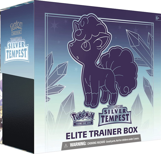 Pokemon Sword & Shield Silver Tempest Elite Trainer Box Stock #224715