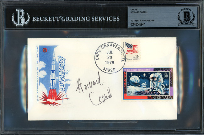 Howard Cosell Autographed 1979 First Day Cover Announcer Beckett BAS #16545947