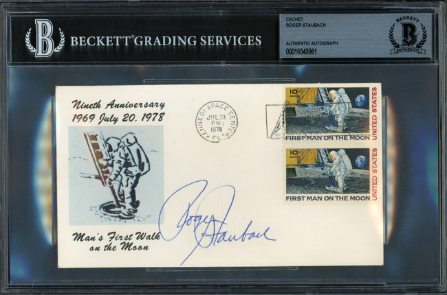 Roger Staubach Autographed 1978 First Day Cover Dallas Cowboys Beckett BAS #16545961