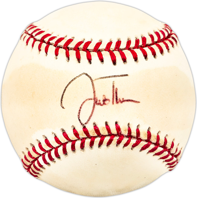 Justin Thompson Autographed Official AL Baseball Detroit Tigers SKU #225594