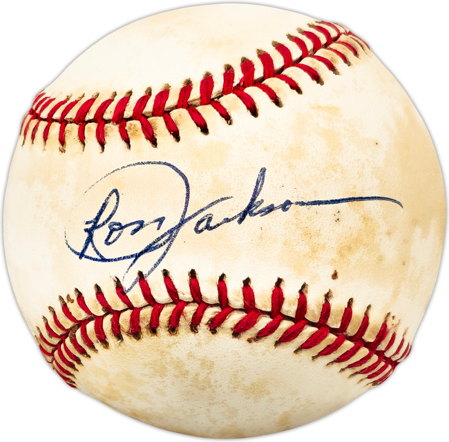 Ron Jackson Autographed Official AL Baseball Los Angeles Angels, Minnesota Twins SKU #225487