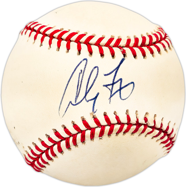 Andy Fox Autographed Official NL Baseball New York Yankees, Arizona Diamondbacks SKU #225522