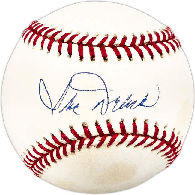 Ike Delock Autographed Official MLB Baseball Boston Red Sox SKU #225497