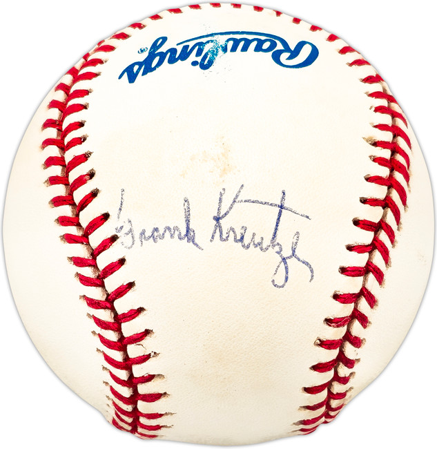 Frank Kreutzer Autographed Official AL Baseball White Sox, Senators SKU #225597