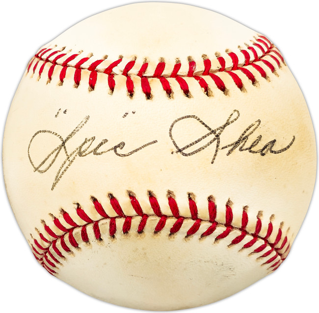 Spec Shea Autographed Official AL Baseball Yankees, Senators SKU #225762