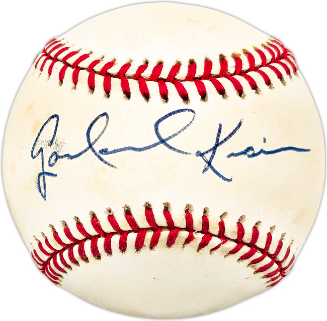 Garland Kiser Autographed Official AL Baseball Cleveland Indians SKU #225792