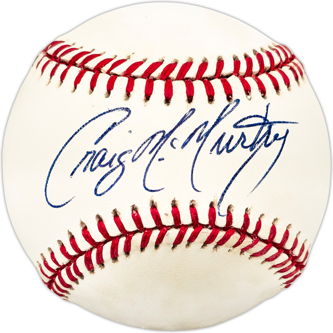 Craig McMurtry Autographed Official NL Baseball Atlanta Braves SKU #225539