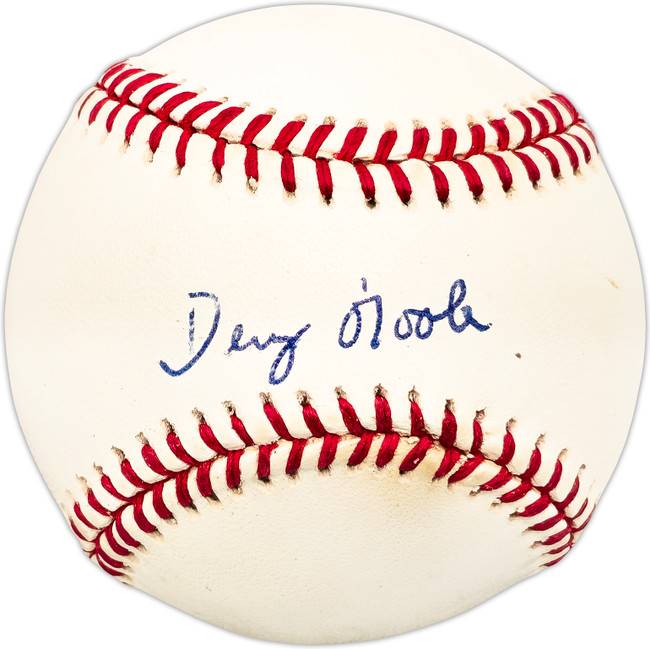 Denny O'Toole Autographed Official AL Baseball Chicago White Sox SKU #225793