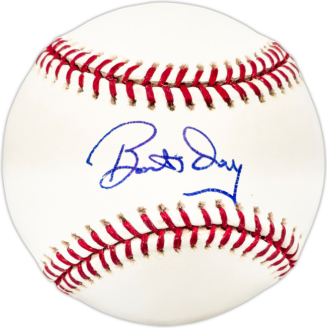 Boots Day Autographed Official MLB Baseball Montreal Expos Beckett BAS QR #BL93569