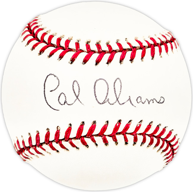 Cal Abrams Autographed Official League Baseball Brooklyn Dodgers SKU #225917