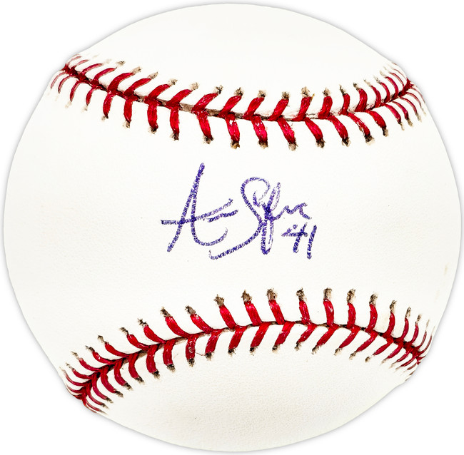 Aaron Shafer Autographed Official MLB Baseball Chicago Cubs SKU #226098