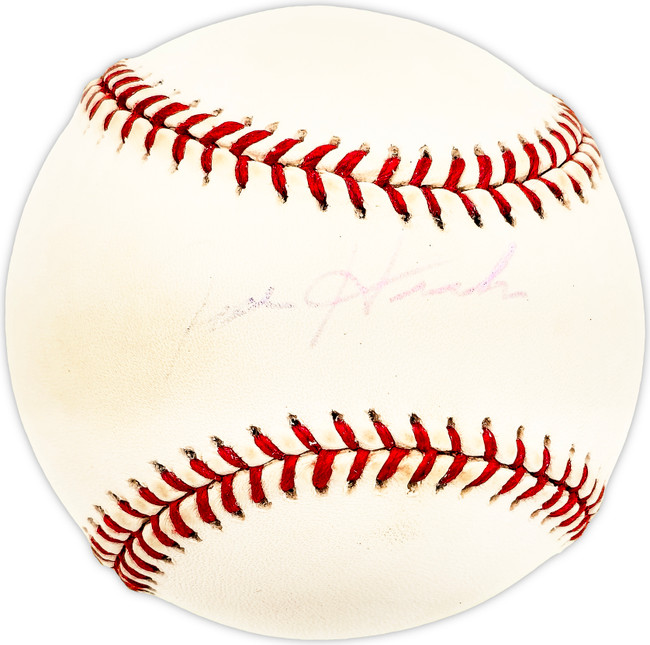 Joe Hicks Autographed Official AL Baseball White Sox, Senators SKU #225948