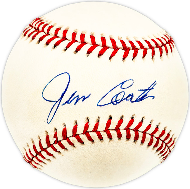 Jim Coates Autographed Official AL Baseball New York Yankees SKU #226162