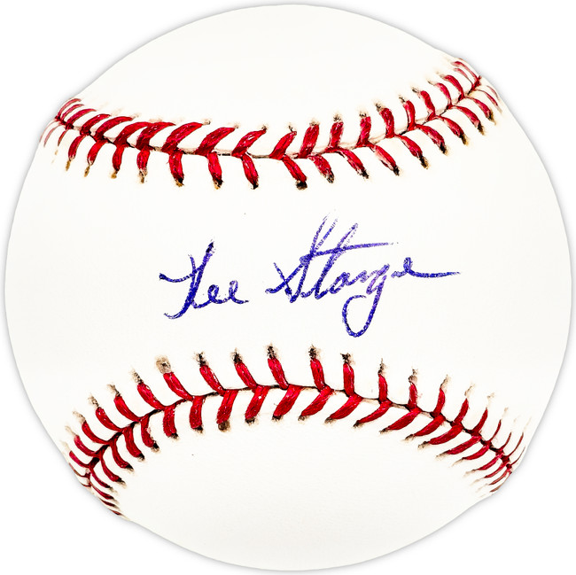 Lee Stange Autographed Official MLB Baseball Boston Red Sox SKU #226003