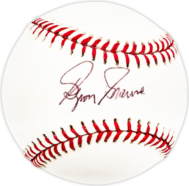 Byron Browne Autographed Official MLB Baseball Chicago Cubs, Philadelphia Phillies SKU #226025