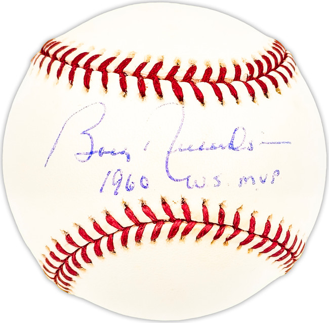 Bobby Richardson Autographed Official AL Baseball New York Yankees "1960 WS MVP" Beckett BAS QR #BM25641