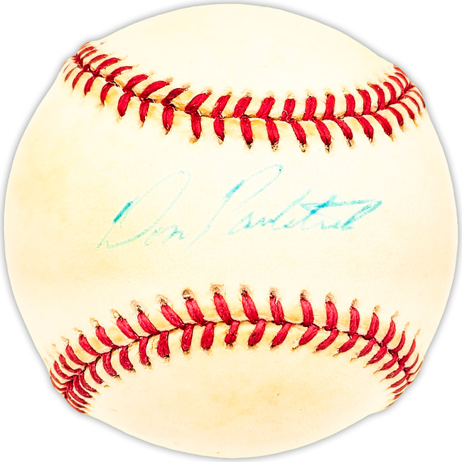 Don Pavletich Autographed Official NL Baseball Cincinnati Reds Beckett BAS QR #BM25315