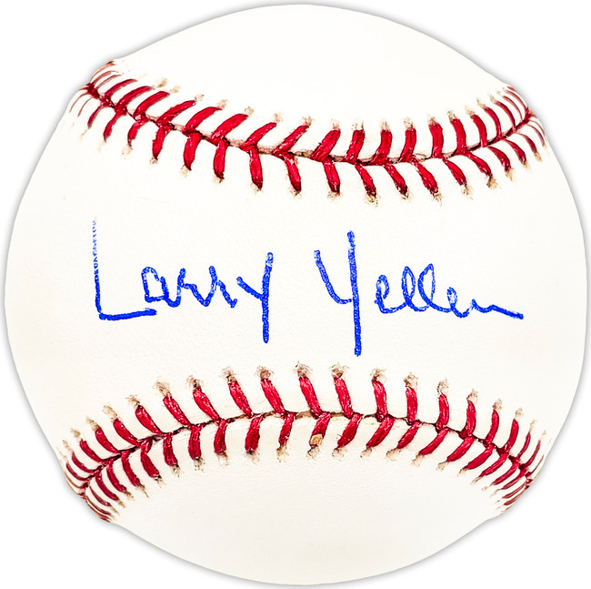 Larry Yellen Autographed Official MLB Baseball Colt .45's Beckett BAS QR #BM25116