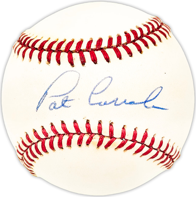 Pat Corrales Autographed Official NL Baseball Cincinnati Reds, Philadelphia Phillies Beckett BAS QR #BM25433