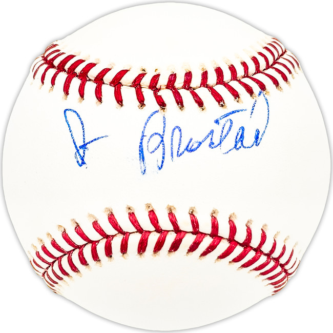 Jim Bronstad Autographed Official MLB Baseball Yankees, Senators Beckett BAS QR #BM25751